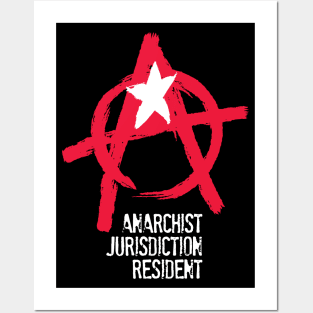 Anarchist Jurisdiction Resident for Dark Shirts Posters and Art